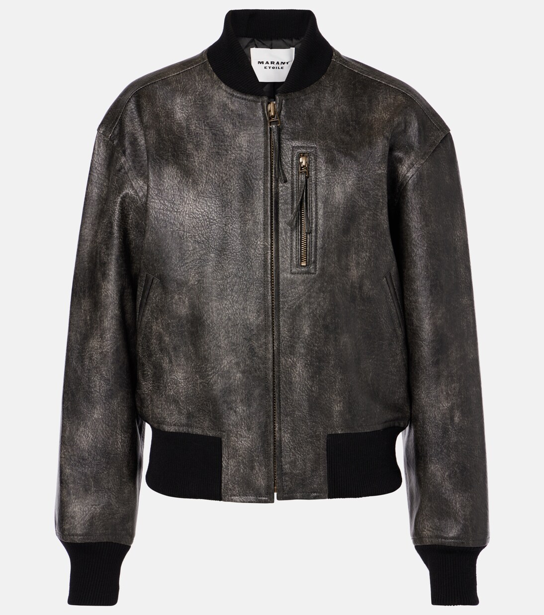 Bomberjacke Crisley aus Lederimitat | Marant Etoile