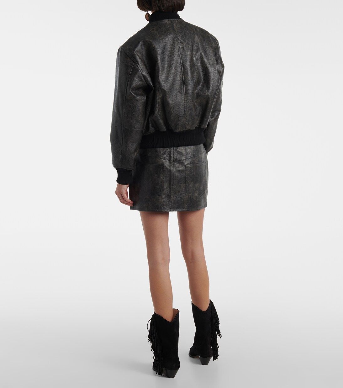 Bomberjacke Crisley aus Lederimitat | Marant Etoile