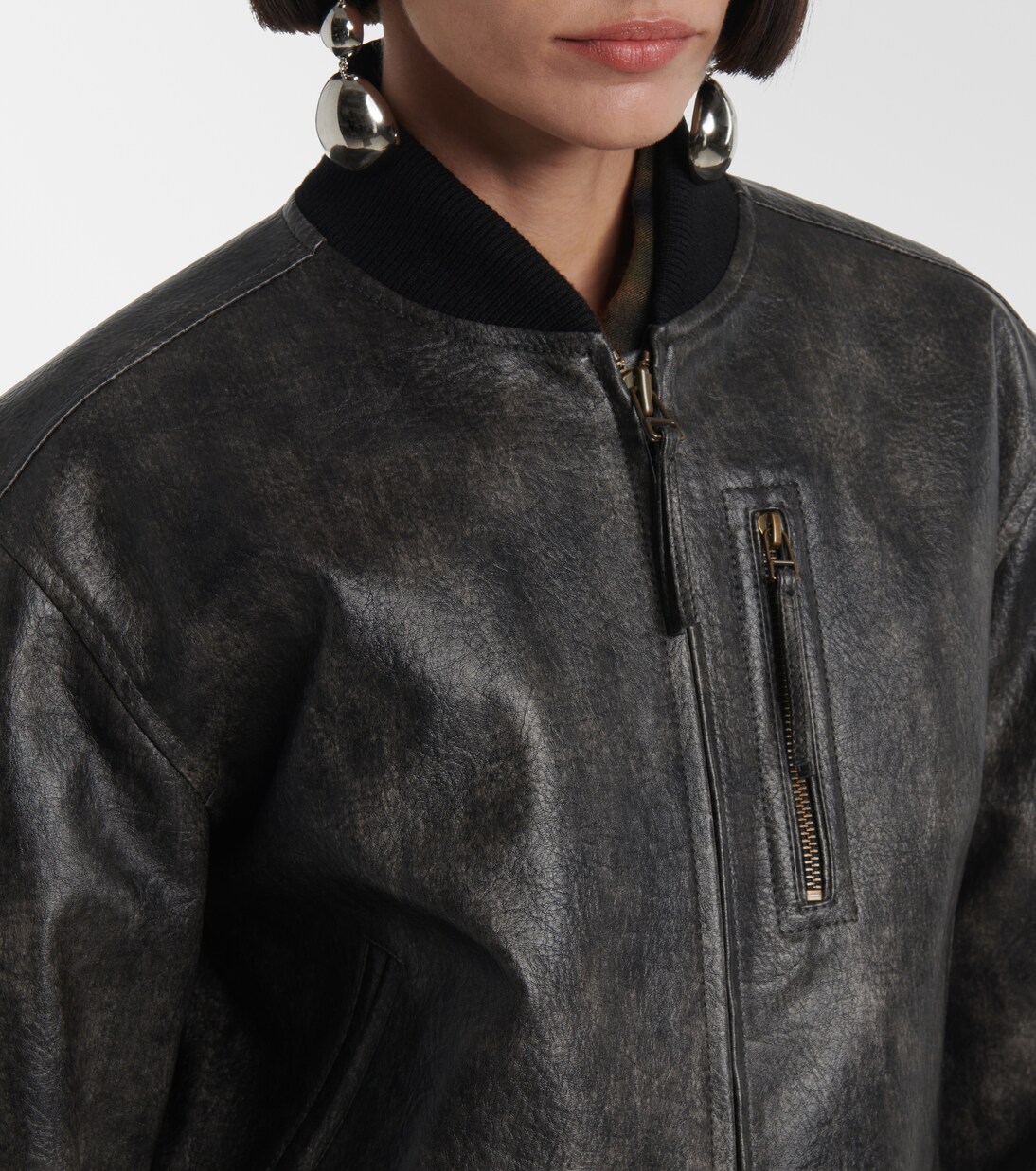 Bomberjacke Crisley aus Lederimitat | Marant Etoile