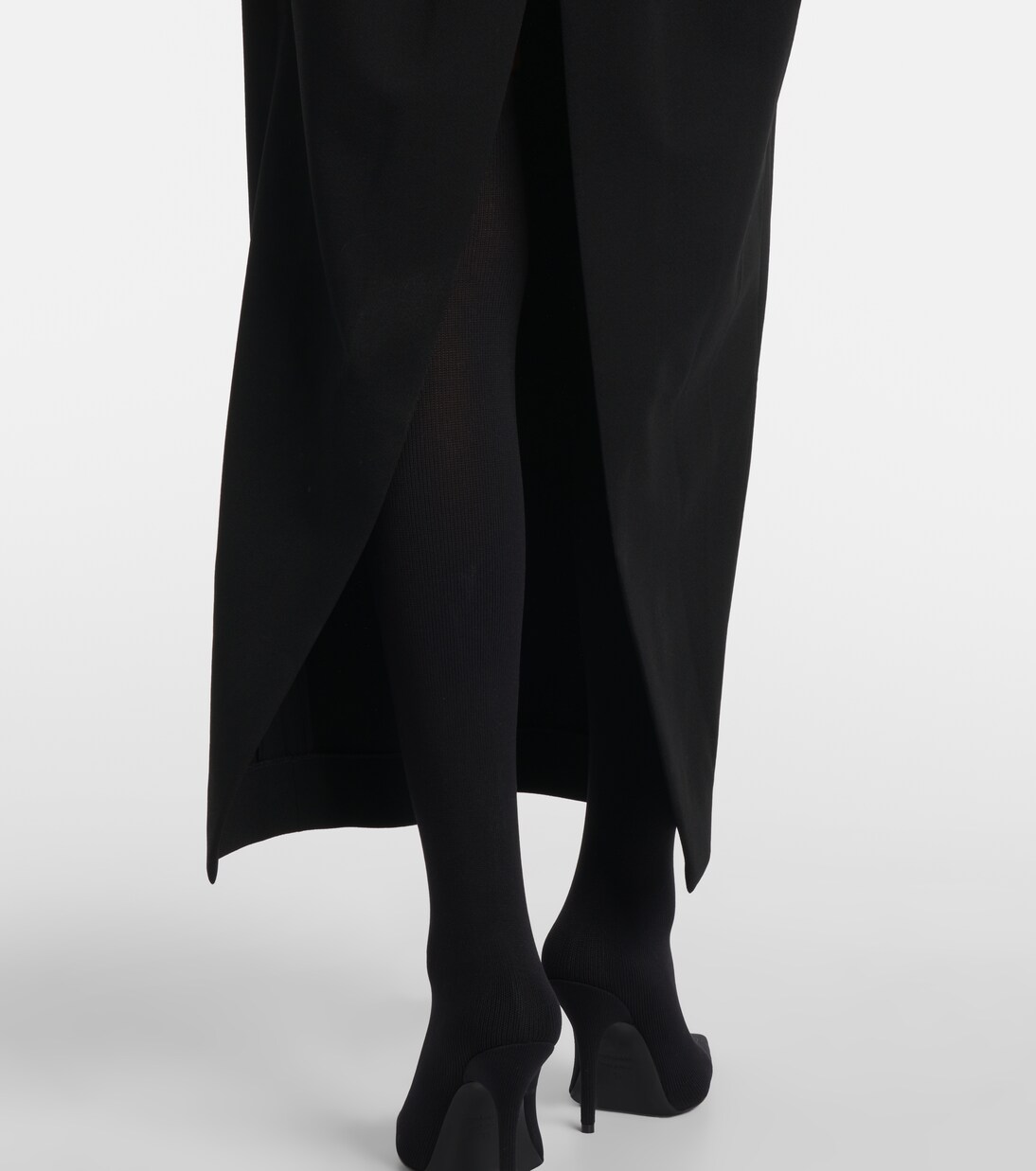 Robe bustier longue en crêpe et tulle | Jean Paul Gaultier