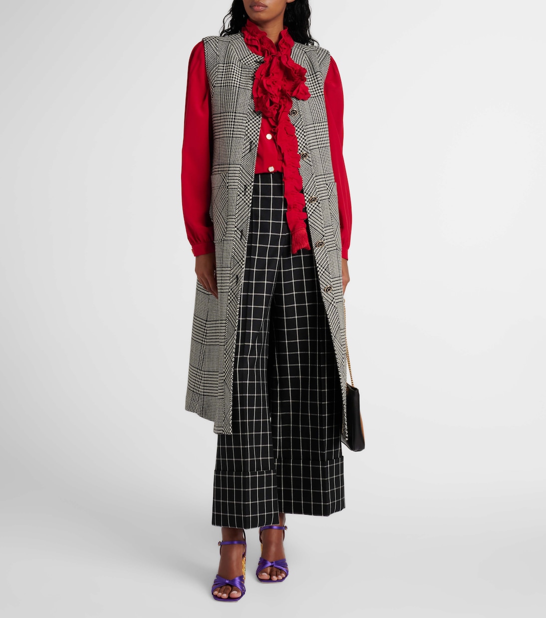 Schluppenbluse aus Crêpe de Chine aus Seide | Valentino