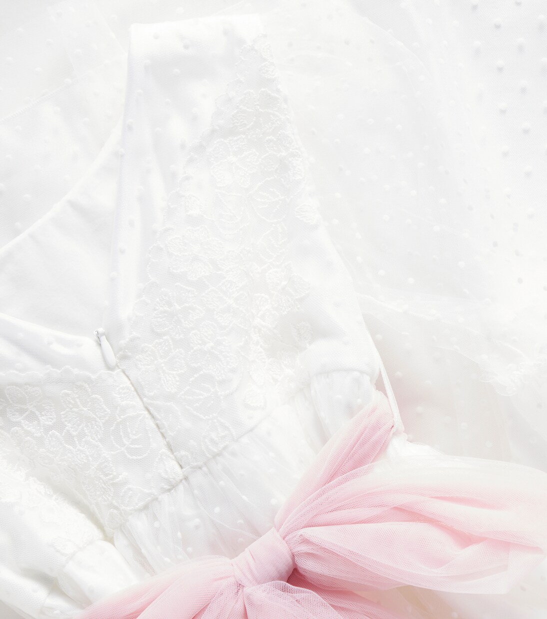 Robe en dentelle et tulle | Monnalisa