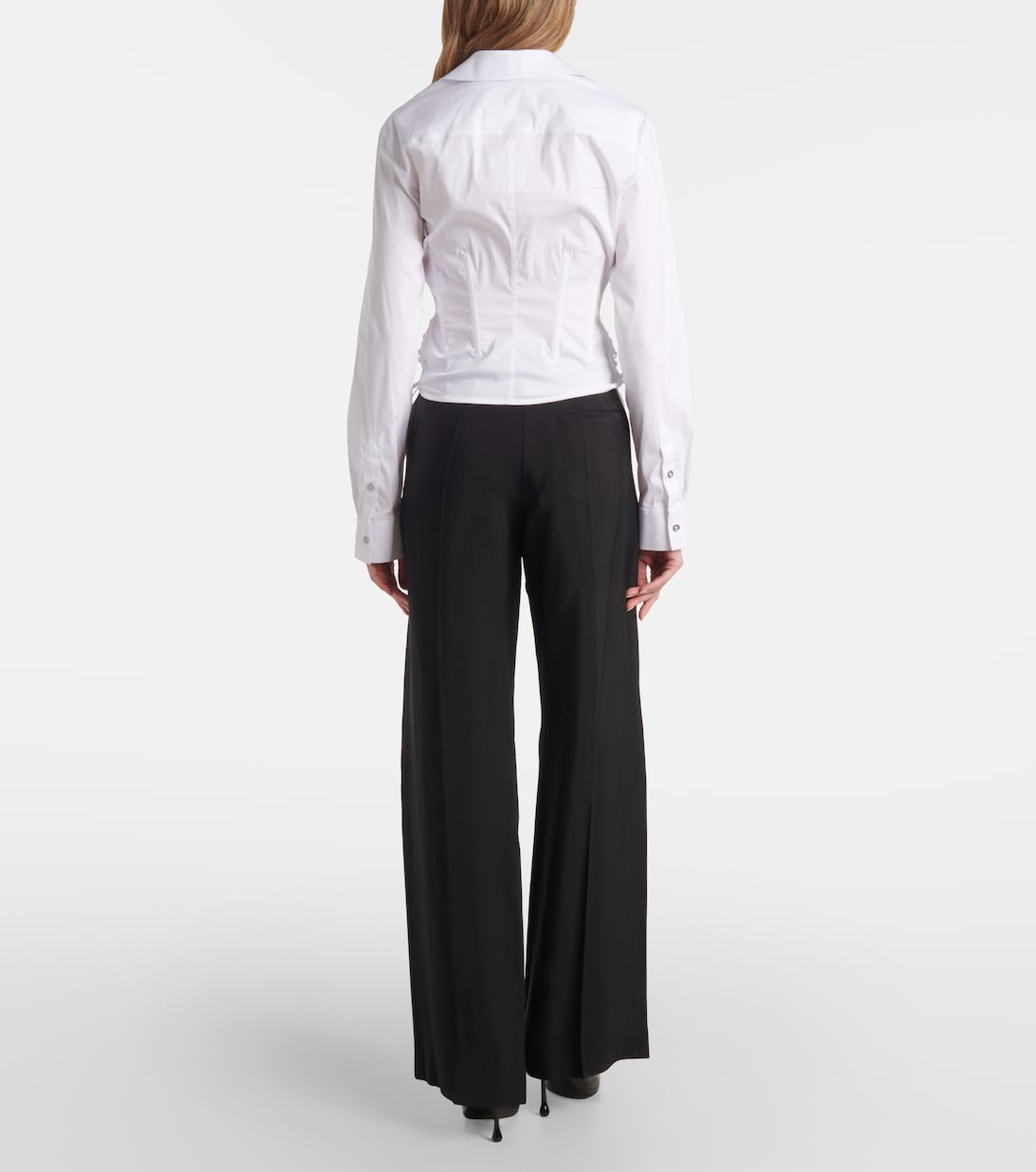 Bluse aus einem Baumwollgemisch | Mugler