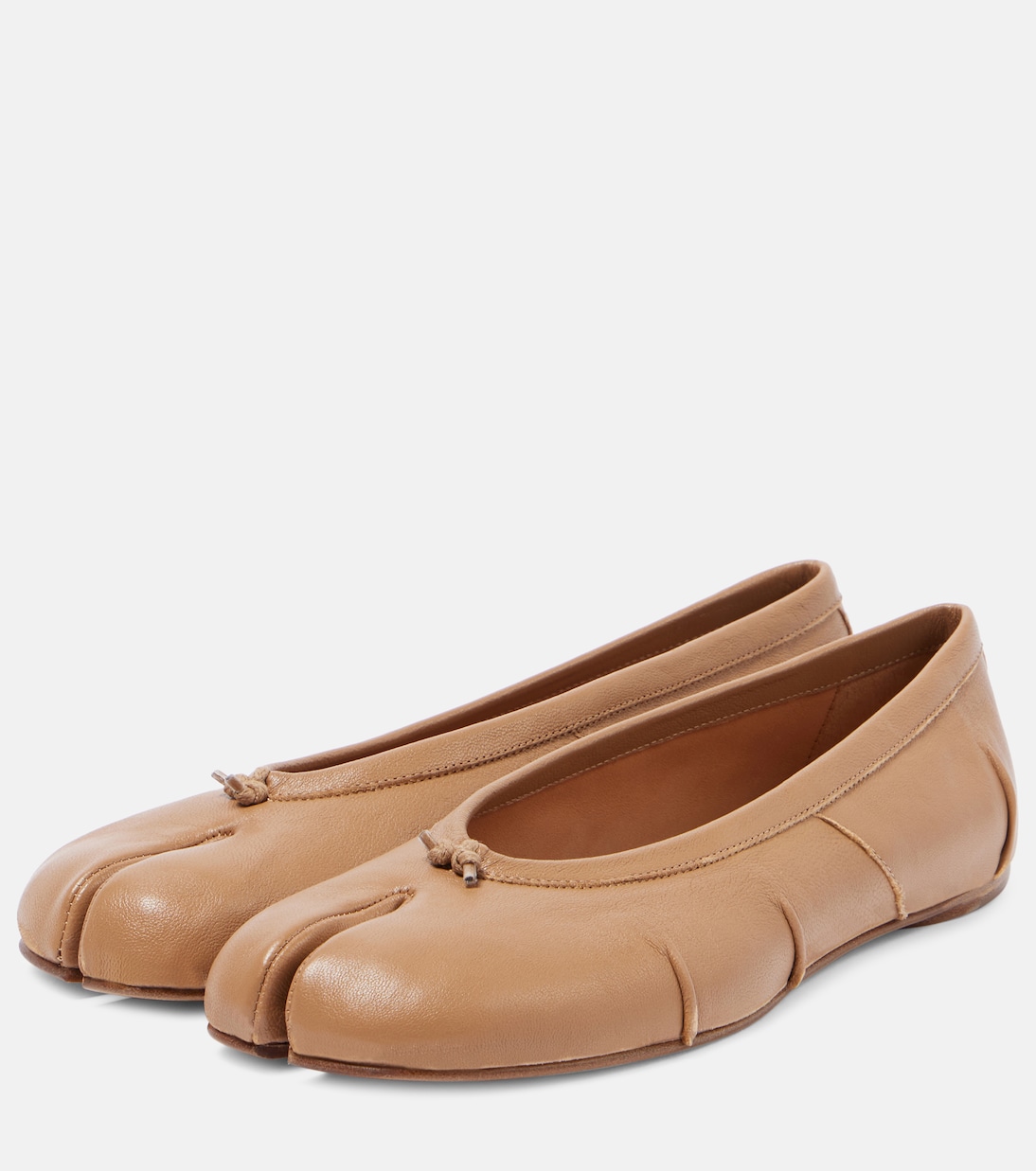Tabi leather ballet flats | Maison Margiela