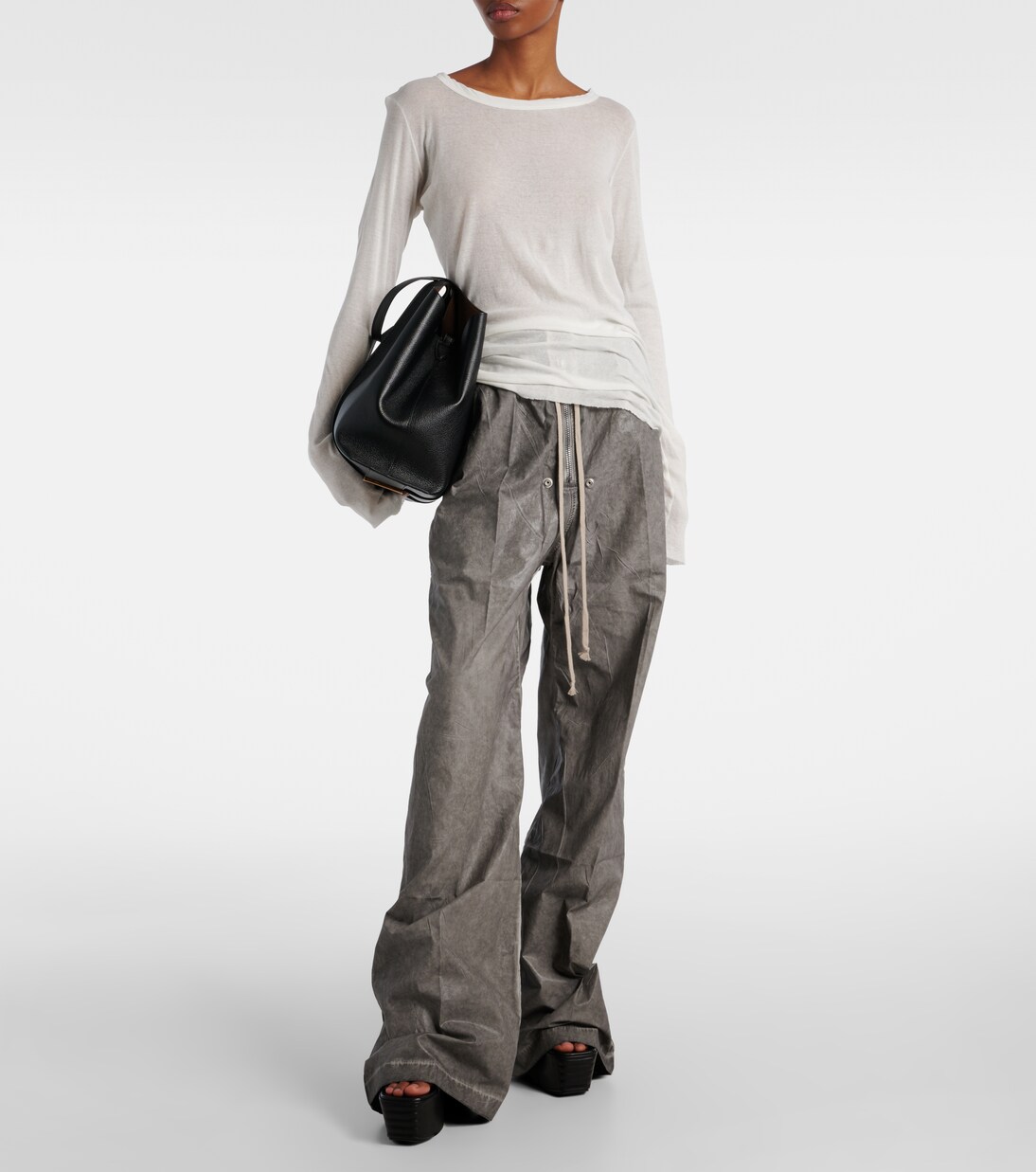 Pantalon ample Geth en coton | Rick Owens