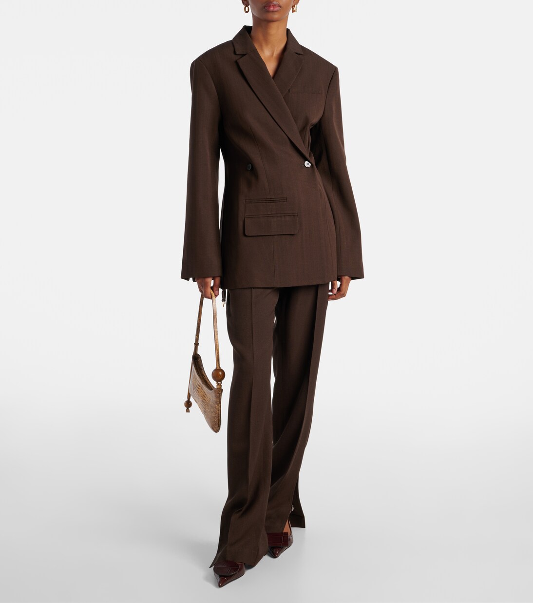 Pantalones rectos Tibau de tiro alto | Jacquemus