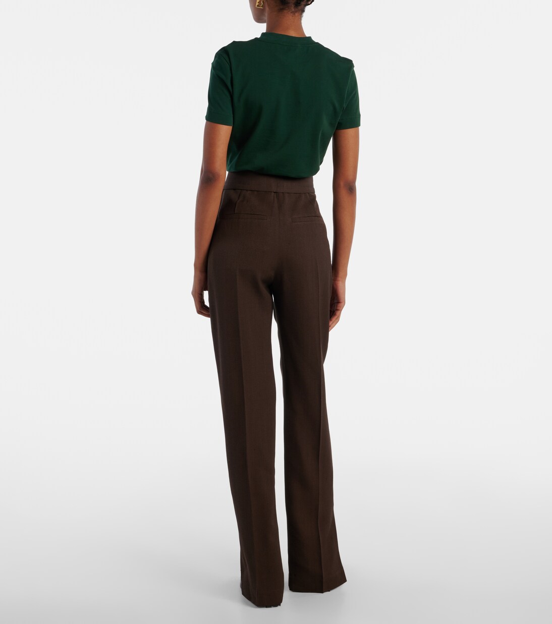 Pantalones rectos Tibau de tiro alto | Jacquemus