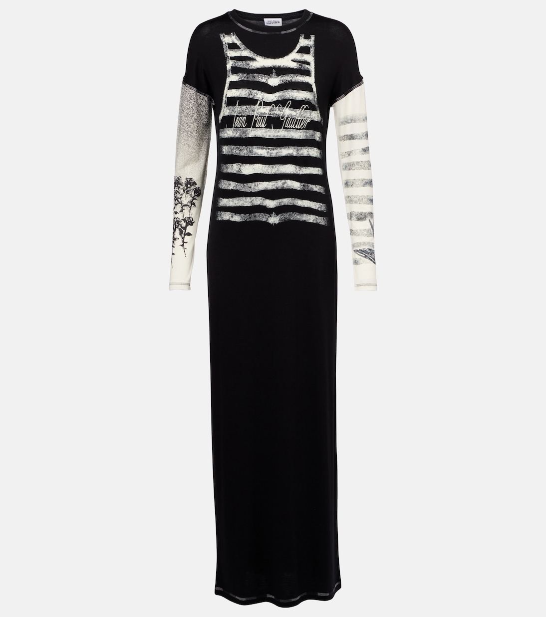 Robe longue imprimée | Jean Paul Gaultier