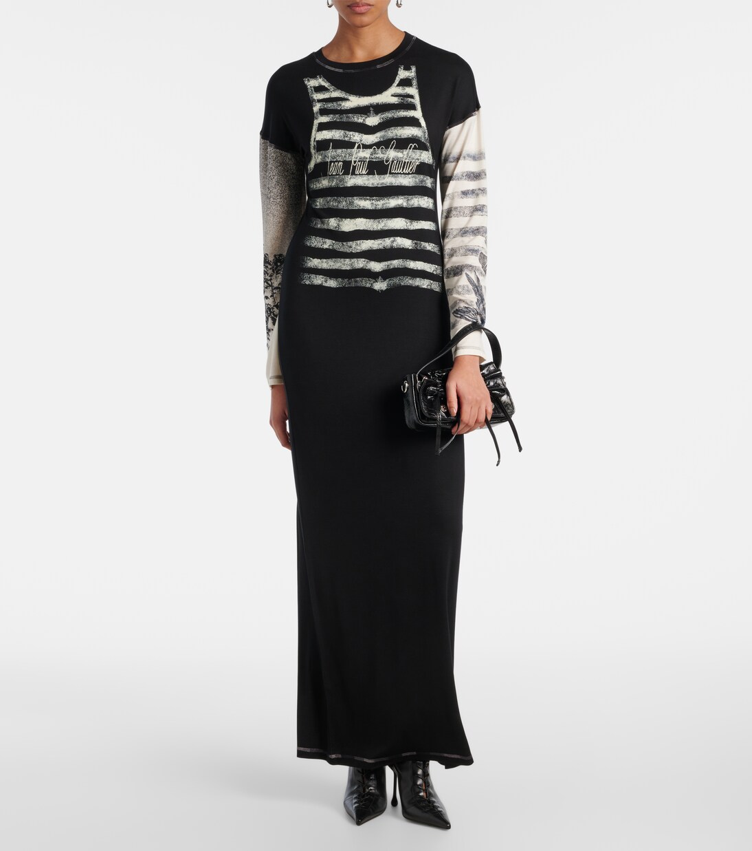 Robe longue imprimée | Jean Paul Gaultier