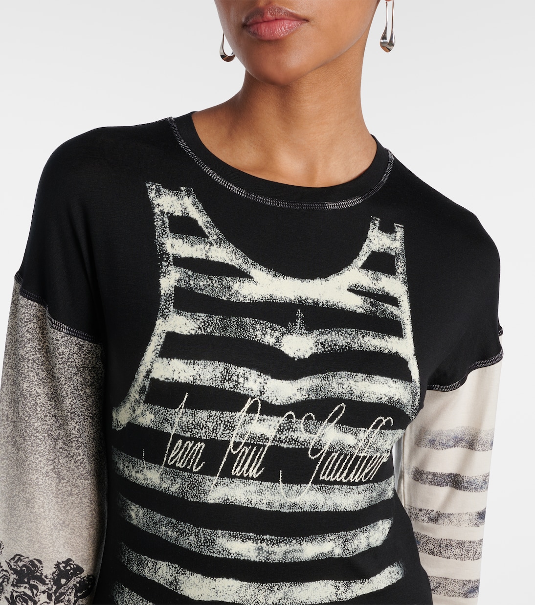 Robe longue imprimée | Jean Paul Gaultier