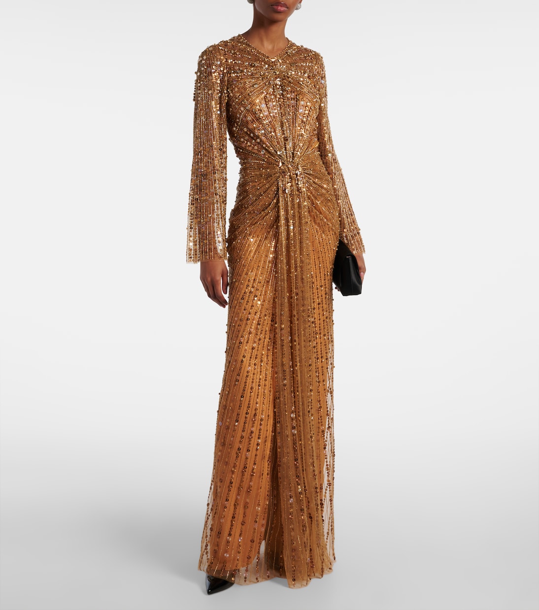 Robe longue Anja à ornements | Jenny Packham