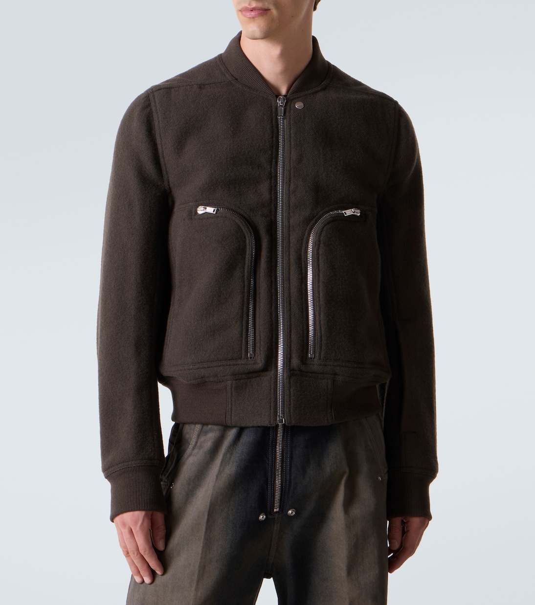 Virgin wool bomber jacket | Rick Owens