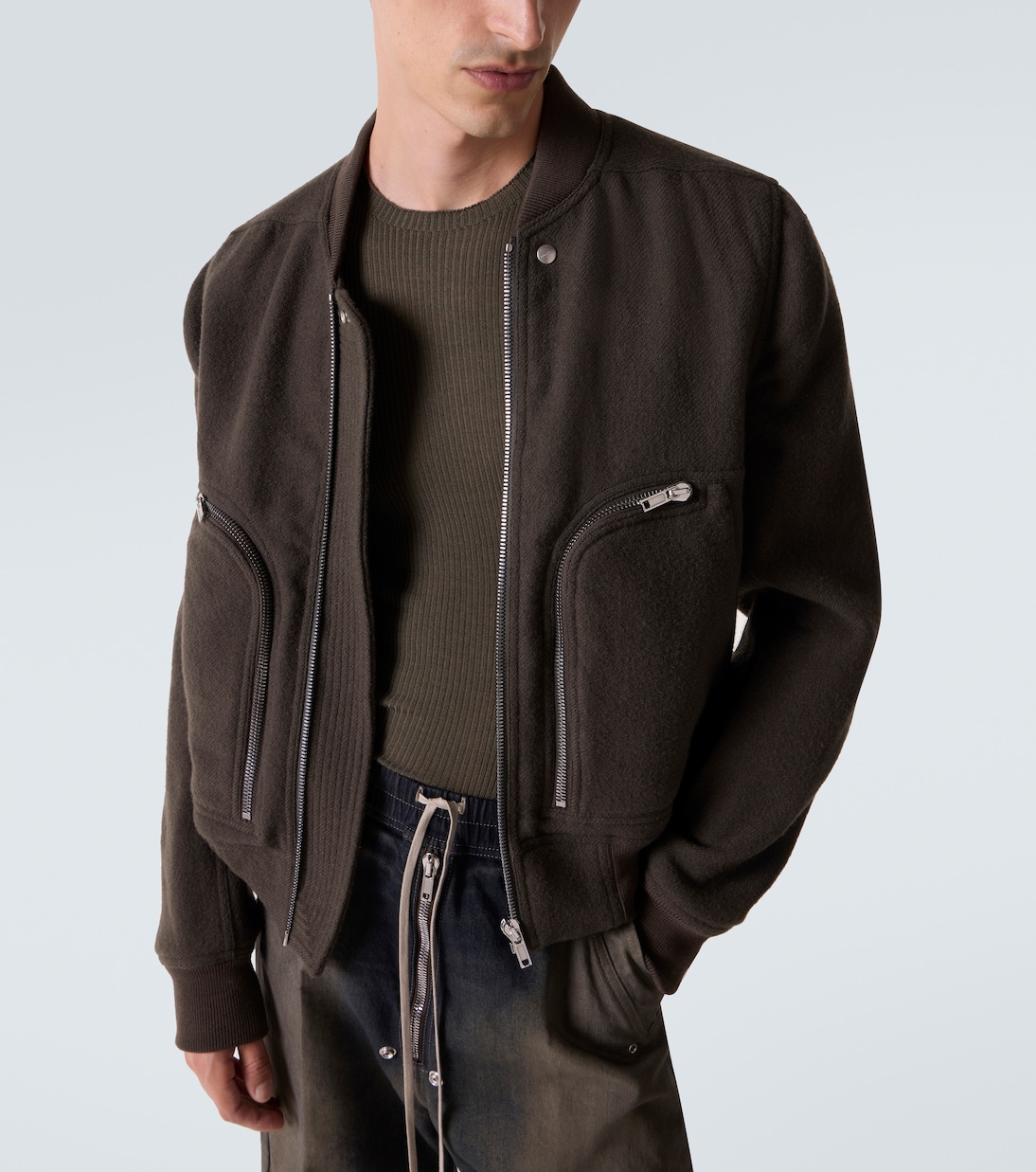Virgin wool bomber jacket | Rick Owens