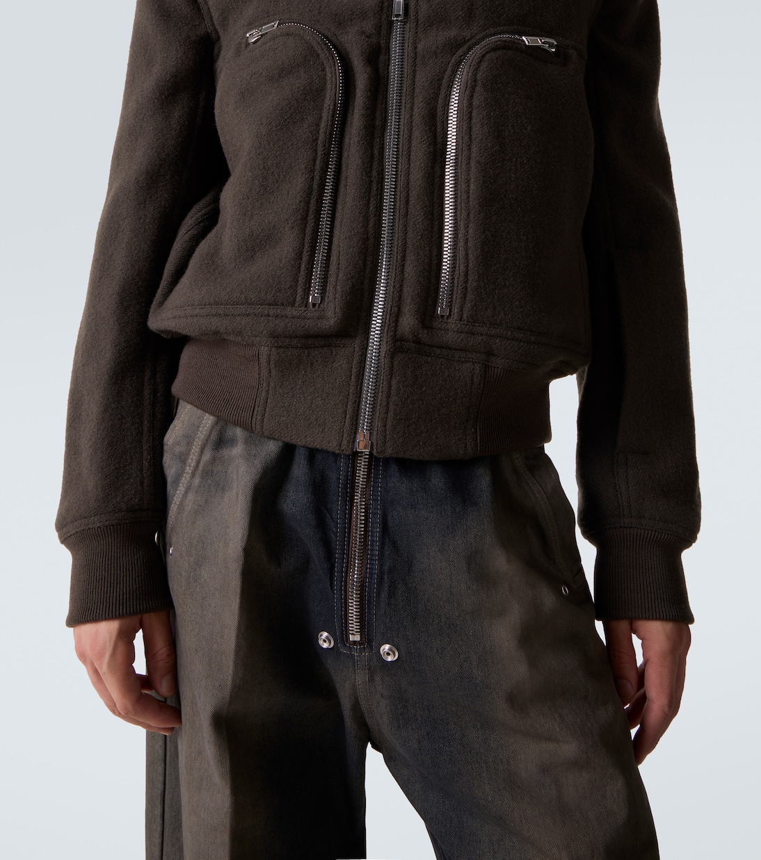 Virgin wool bomber jacket | Rick Owens