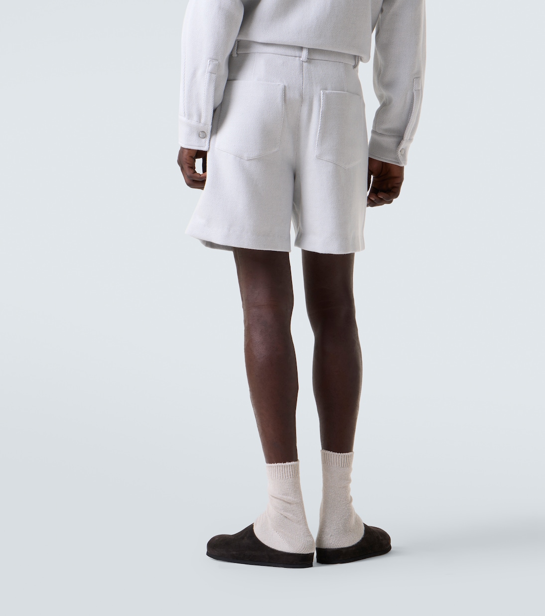 Explorer cashmere and cotton denim shorts | God's True Cashmere