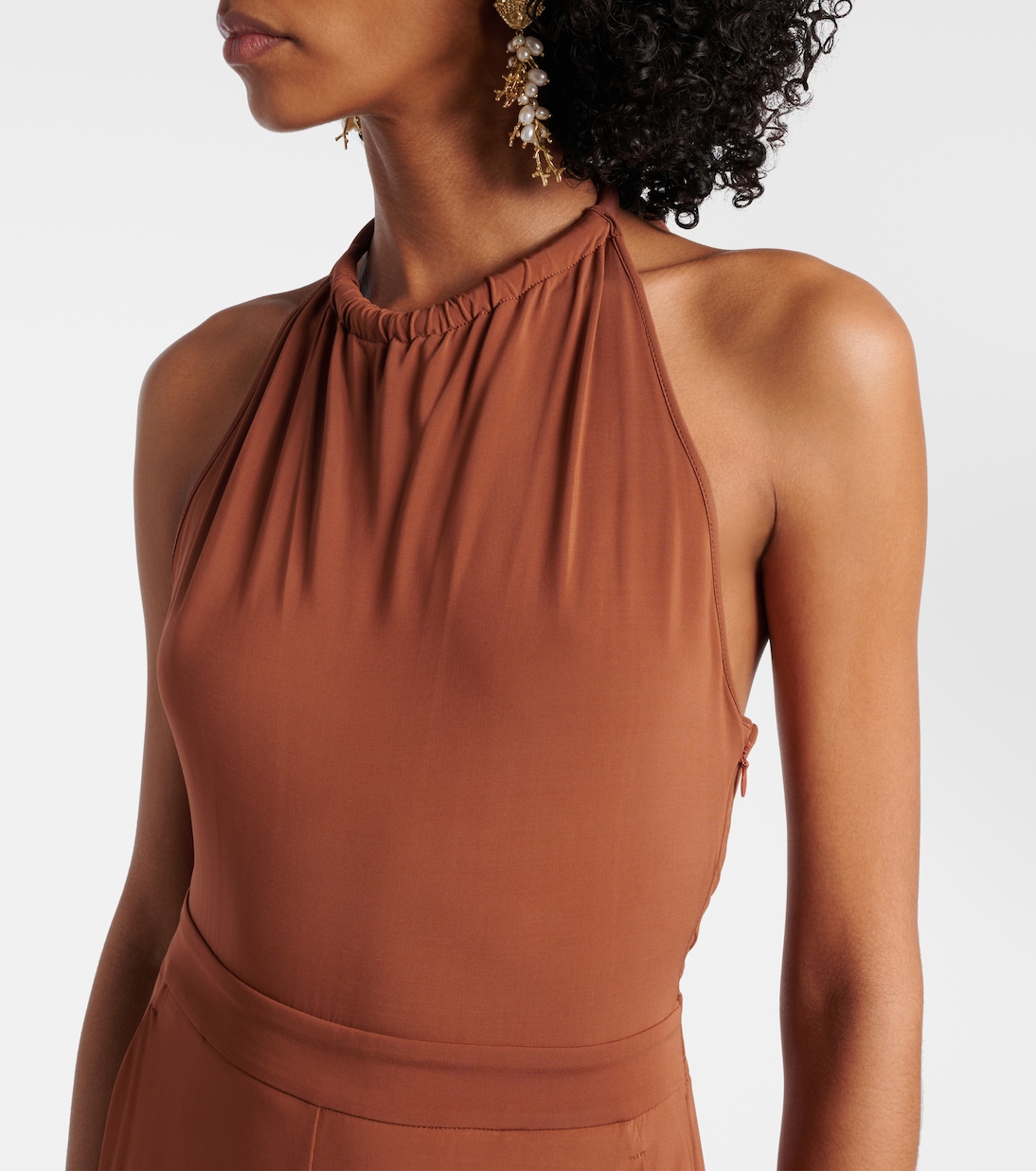 Mono Parsec con escote halter | Max Mara