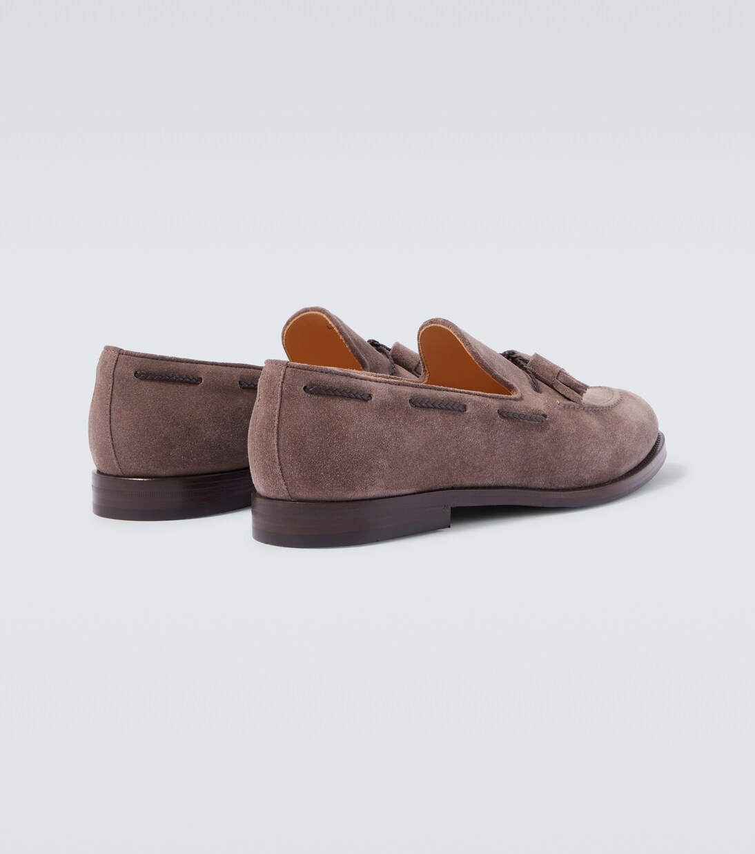 Loafers aus Veloursleder | Brunello Cucinelli