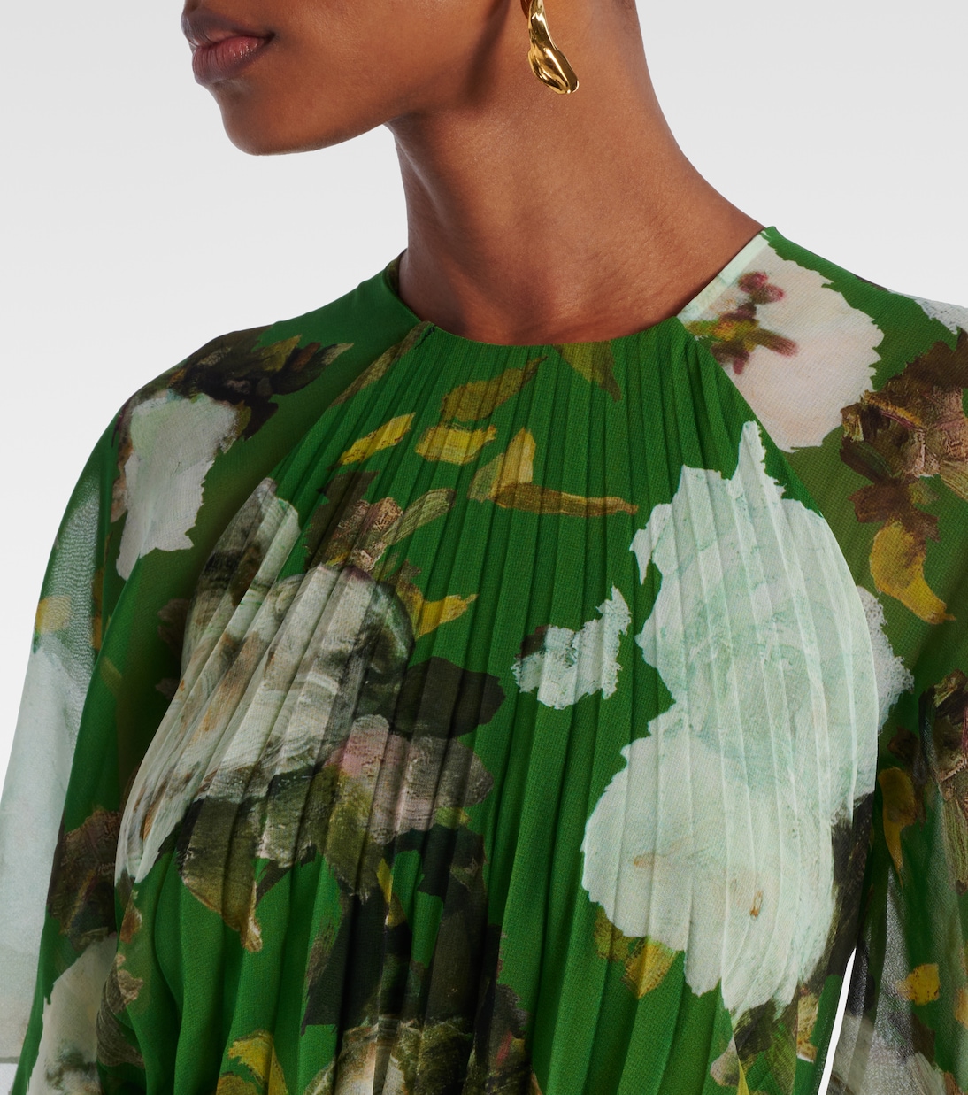 Bedrucktes Midikleid | Erdem