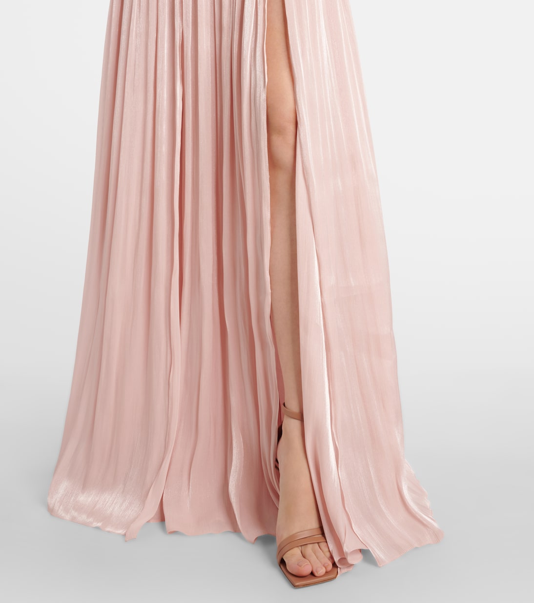 Verzierte Robe Nalina aus Georgette | Costarellos