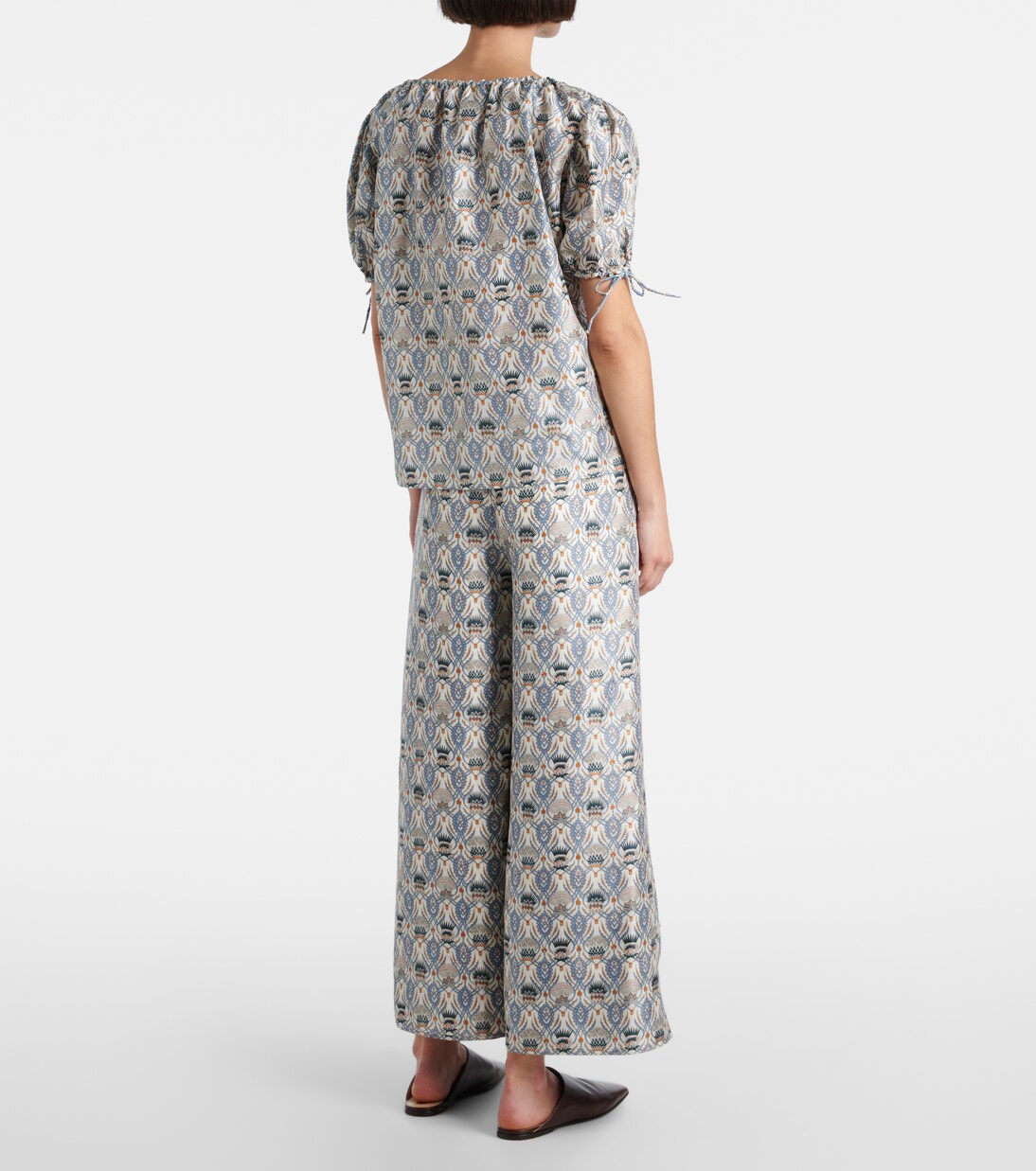 Bedrucktes Top Rose aus Seide | Loro Piana