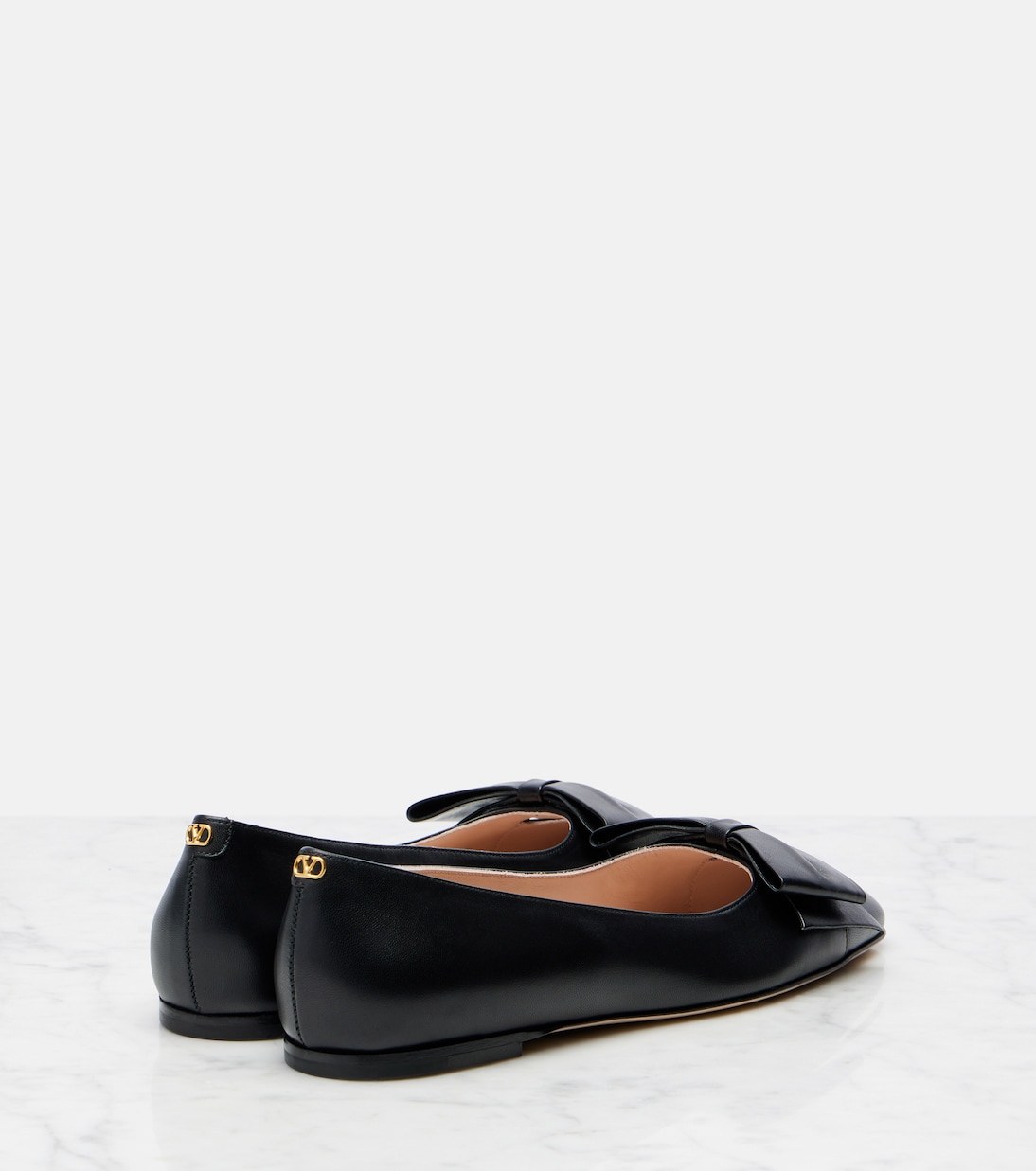 Bowow leather ballet flats | Valentino Garavani