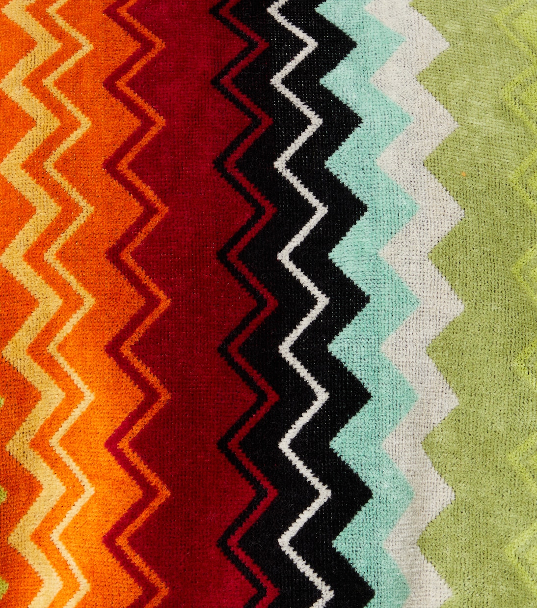 Giacomo Zigzag cotton terry bathrobe | Missoni