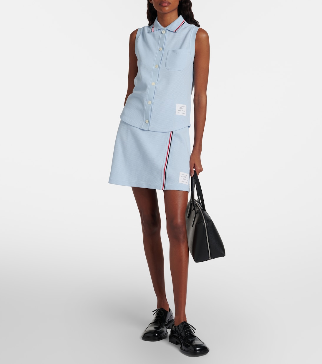 Polo de algodón sin mangas | Thom Browne