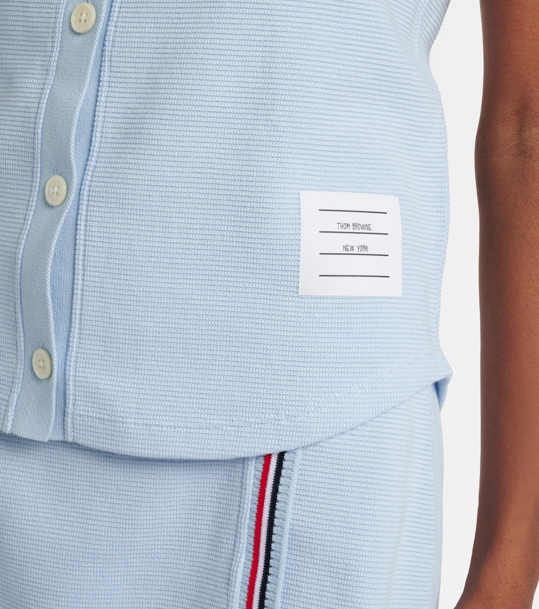 Polo de algodón sin mangas | Thom Browne