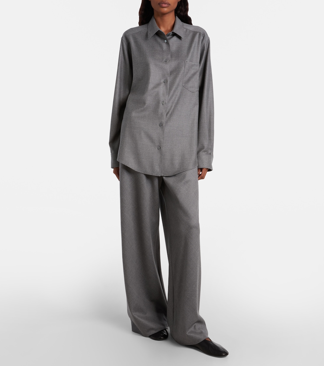 Weite Hose Gala aus Schurwolle | The Row