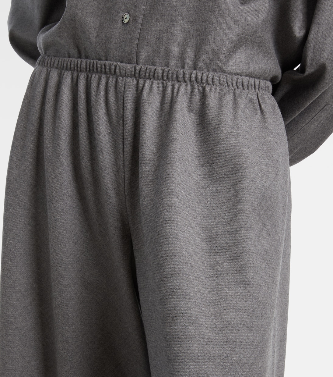 Weite Hose Gala aus Schurwolle | The Row