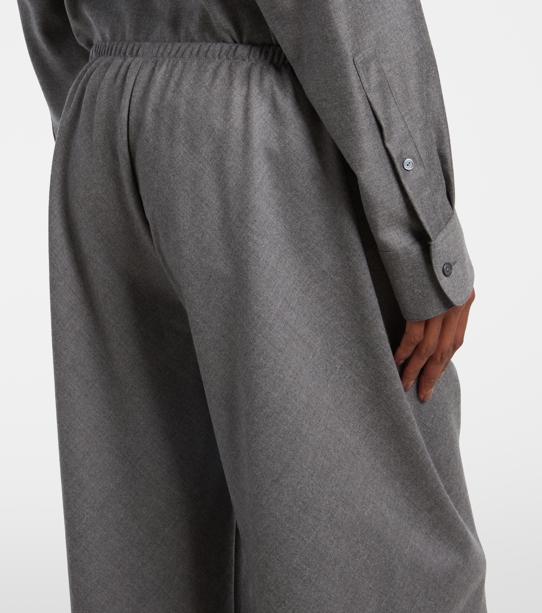 Weite Hose Gala aus Schurwolle | The Row