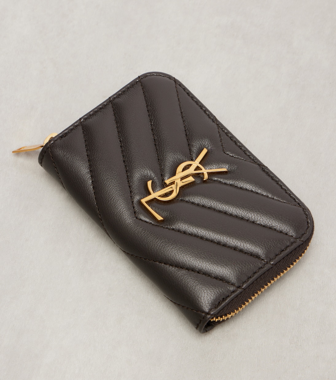 Cassandre quilted leather card case | Saint Laurent