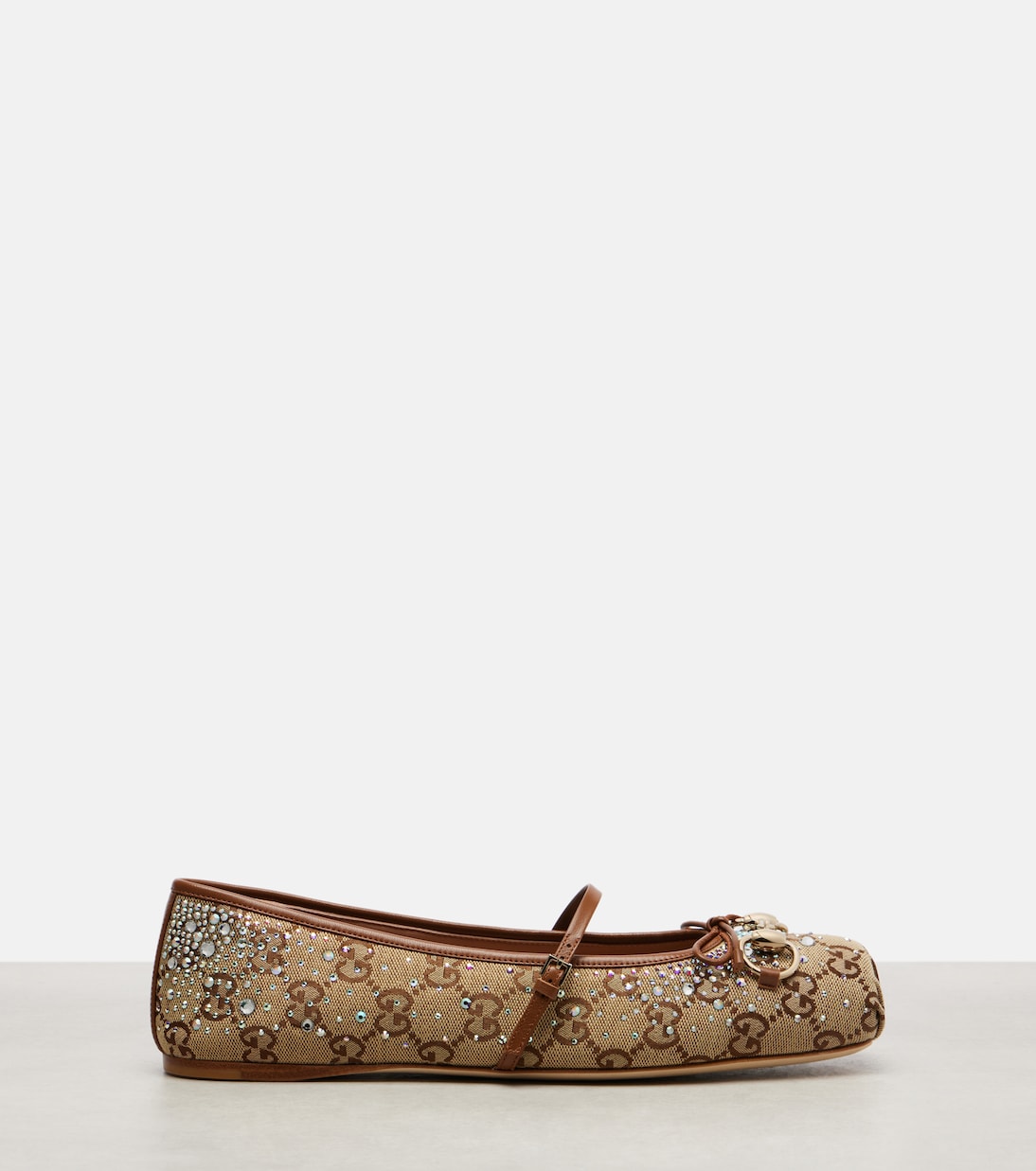 Ballerinas Gucci Horsebit aus Canvas | Gucci