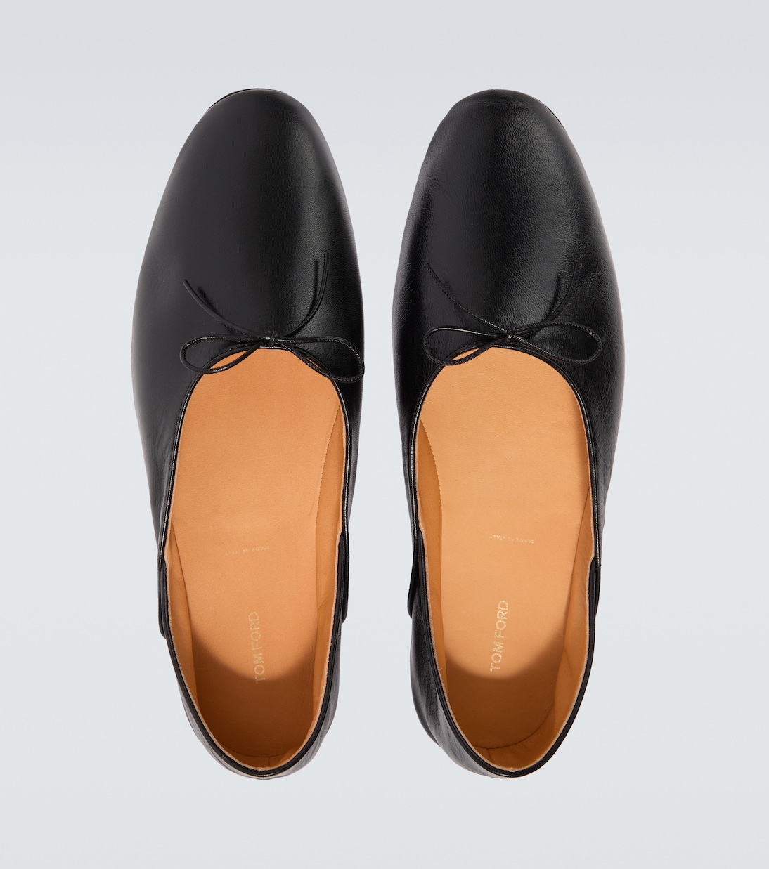 Bow-detail leather loafers | Tom Ford