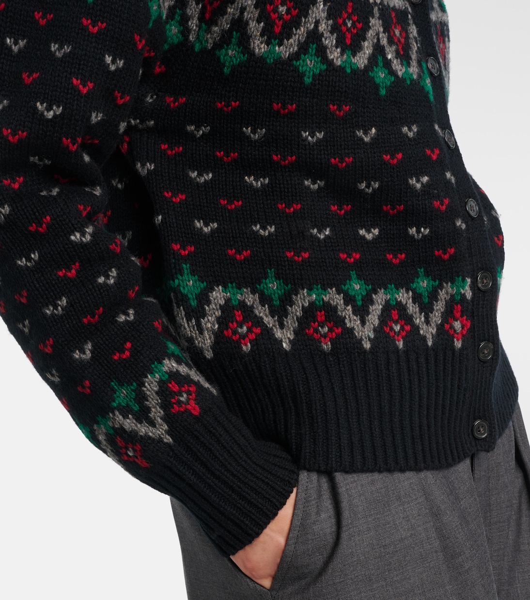 Wool and cotton-blend cardigan | Polo Ralph Lauren