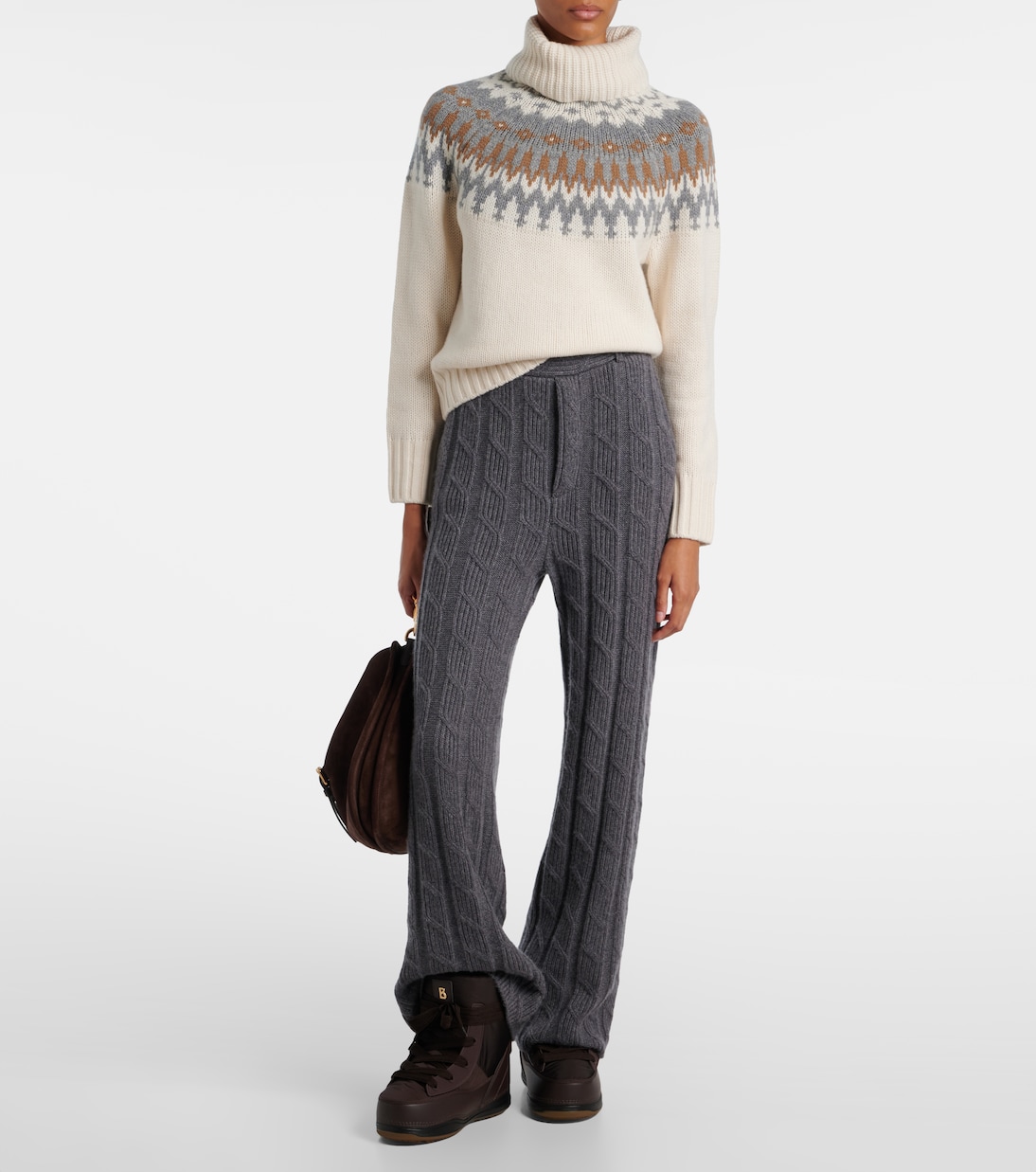 Pullover Ingrid aus Kaschmir-Jacquard | Bogner