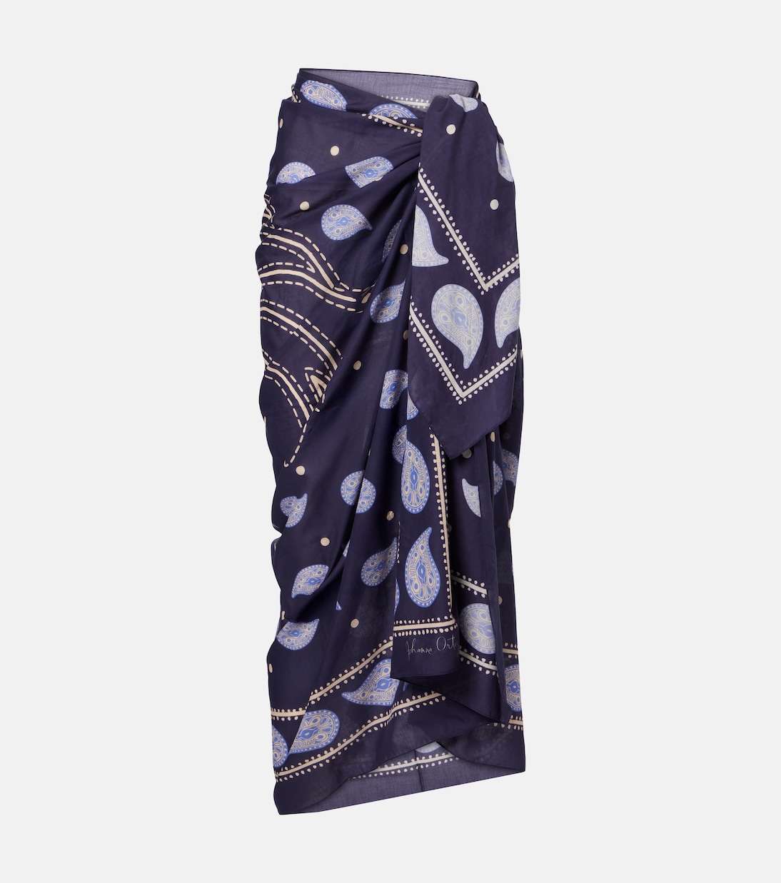 Bedruckter Pareo aus Baumwolle | Johanna Ortiz