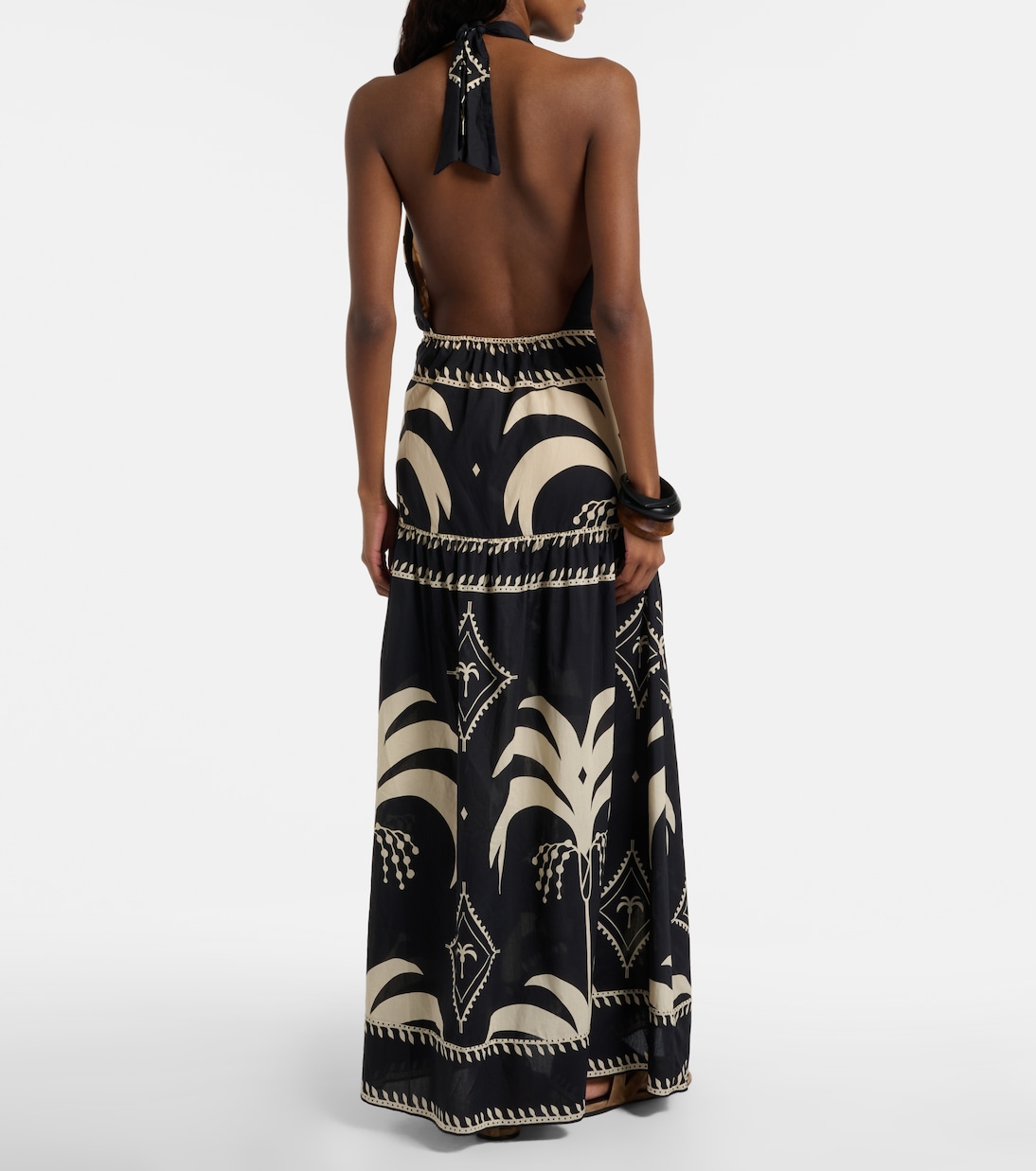 Printed cotton maxi dress | Johanna Ortiz