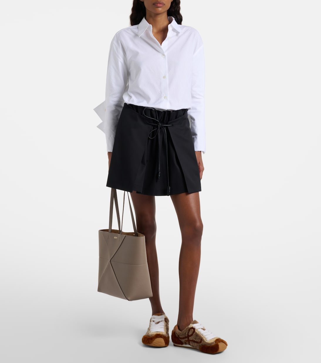 Puzzle Fold Medium leather tote bag | Loewe