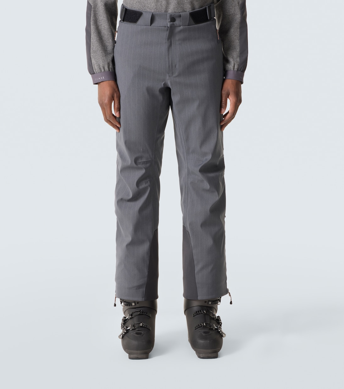 Indren pinstripe wool-blend ski pants | Sease