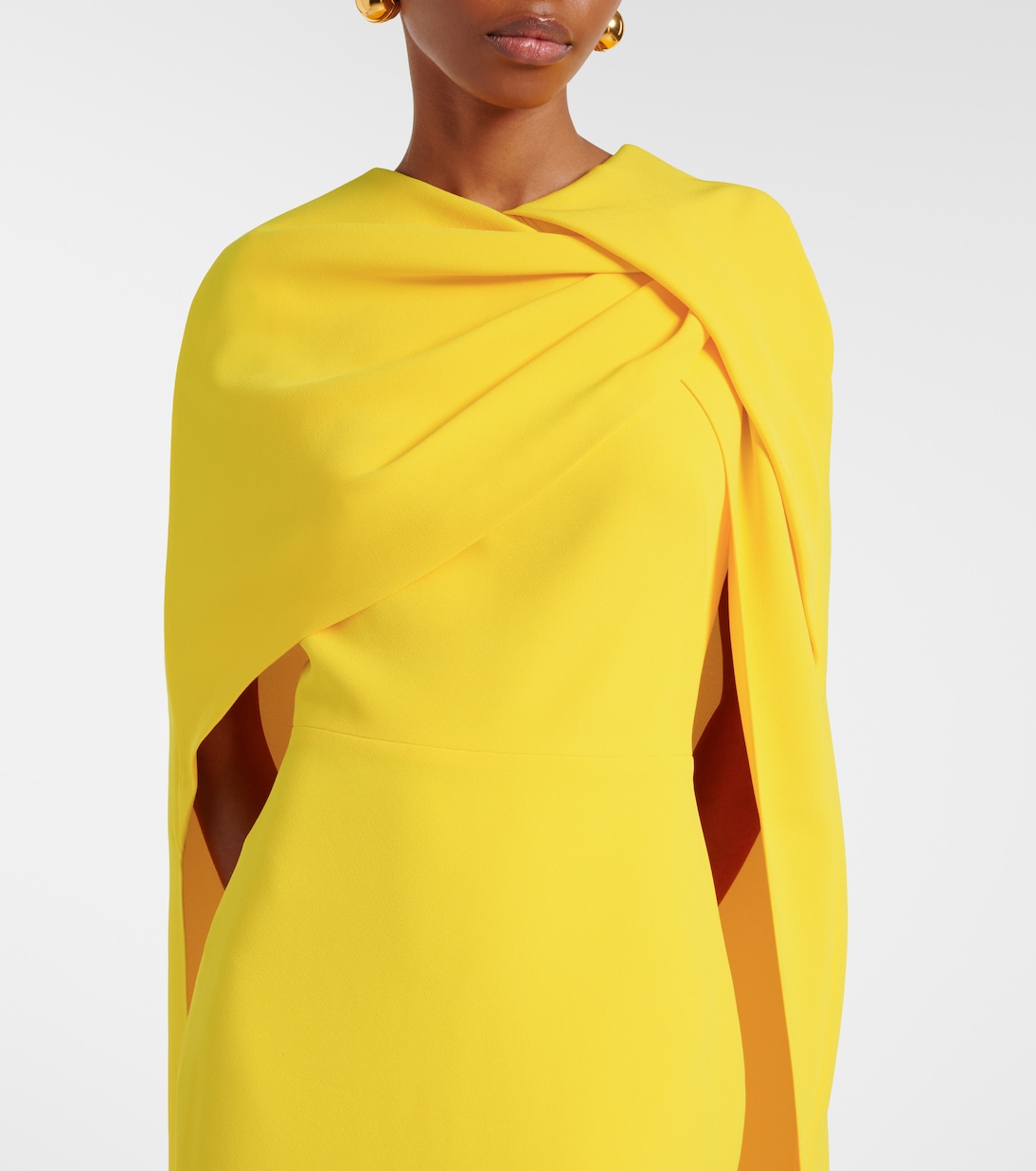 Vestido de cóctel Oria Lupin de crepé | Safiyaa