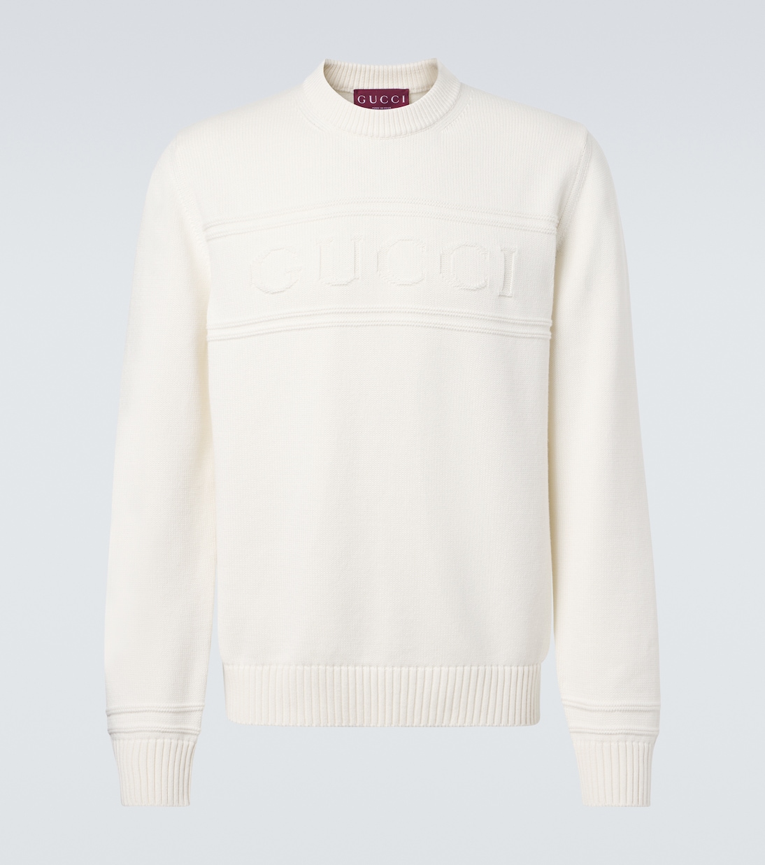 Logo cotton and wool sweater | Gucci