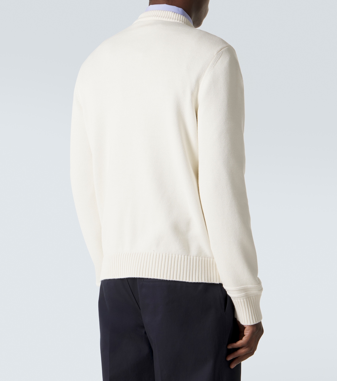 Logo cotton and wool sweater | Gucci