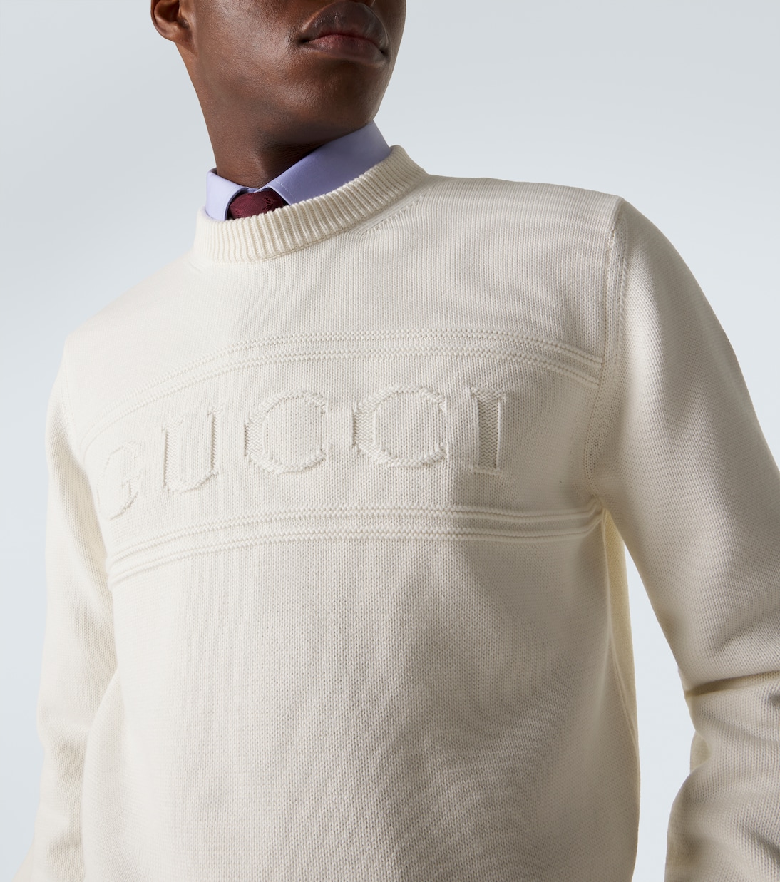 Logo cotton and wool sweater | Gucci