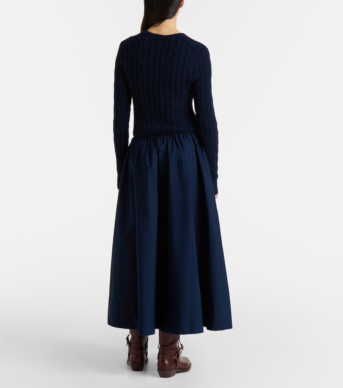 Cotton-blend maxi dress | Polo Ralph Lauren