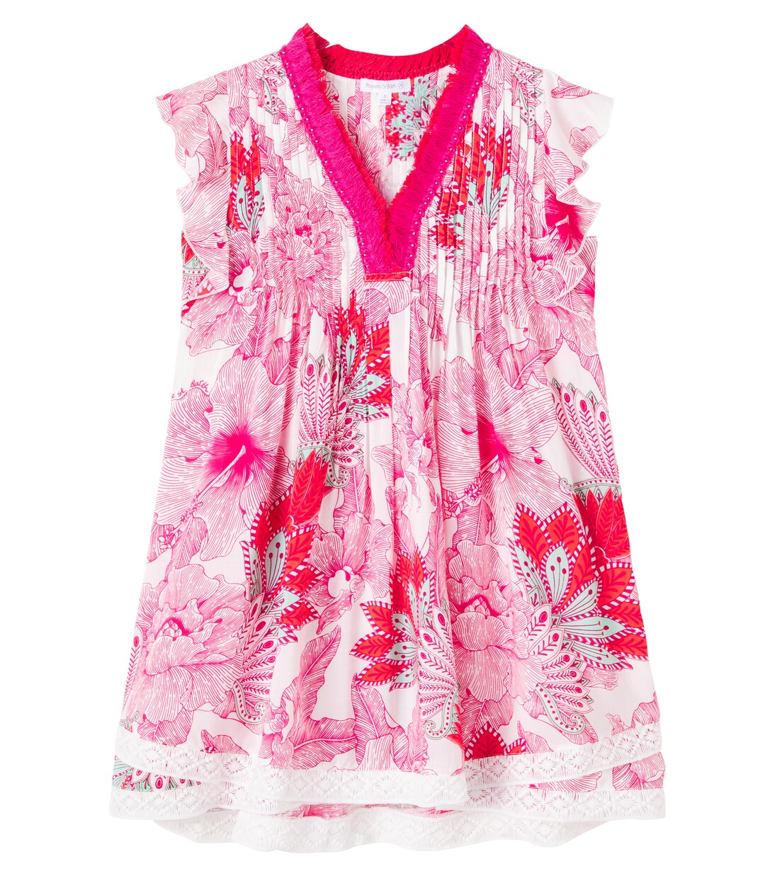 Bedrucktes Kleid Sasha  | Poupette St Barth Kids