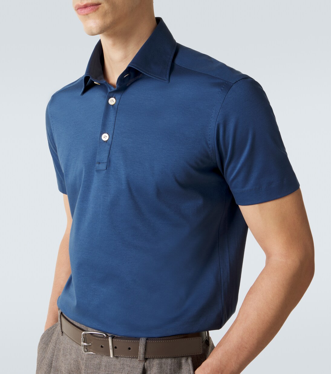 Cotton polo shirt | Kiton