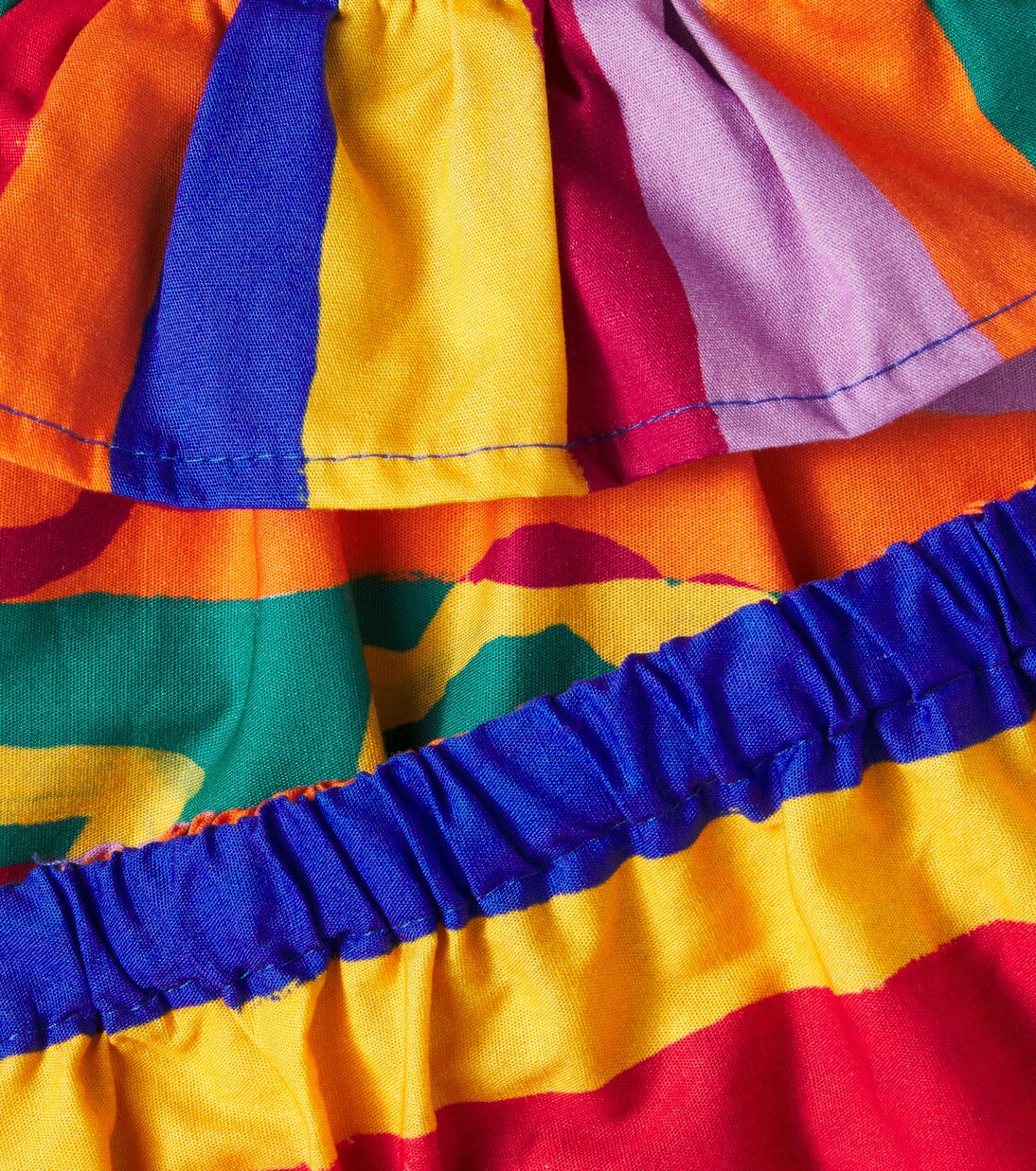 Baby striped cotton dress and bloomers set | Fábula