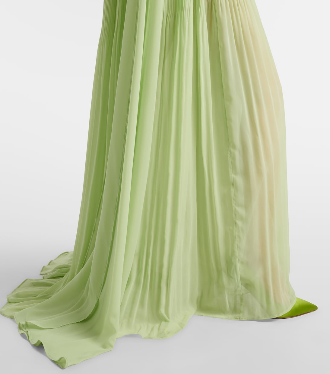 Vestido bustier de fiesta Jaclyn con aplique floral | Leo Lin