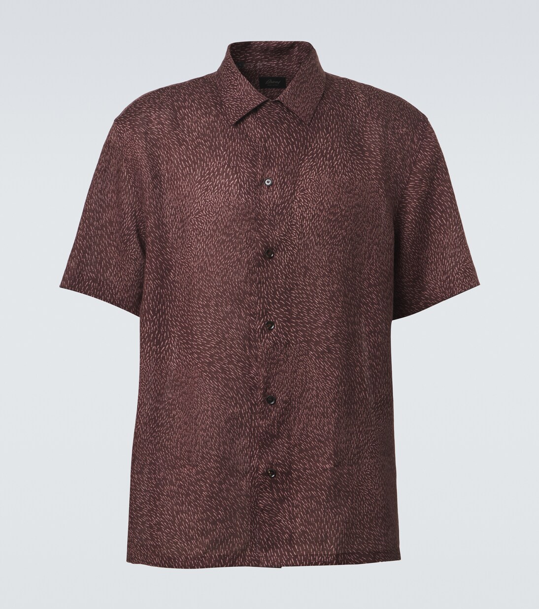 Printed linen shirt | Brioni